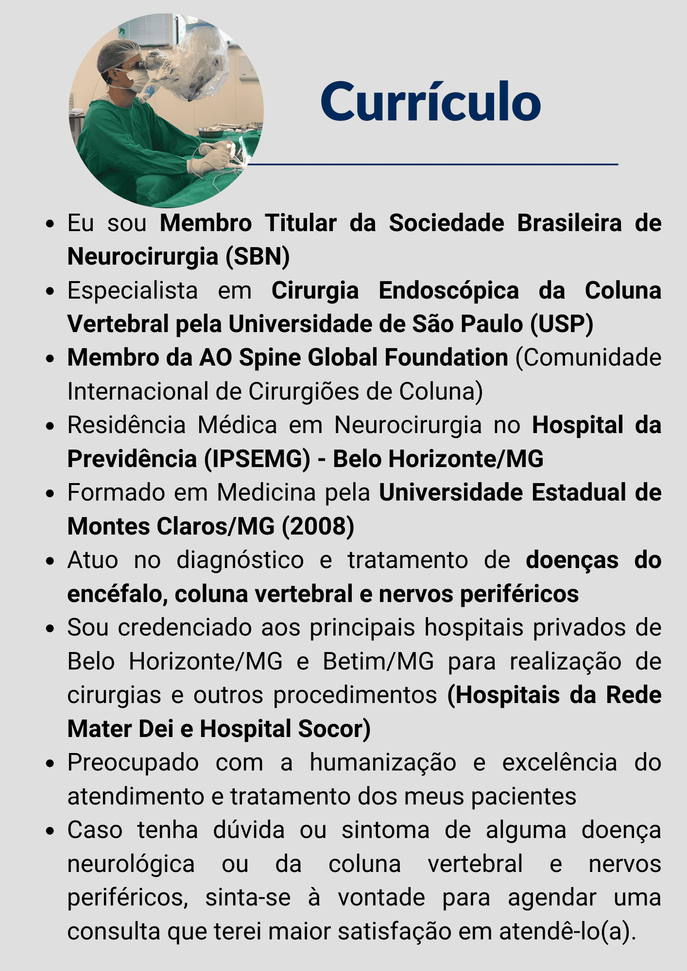 Dr. Clériston Lacerda Neurocirurgião e Cirurgião de Coluna